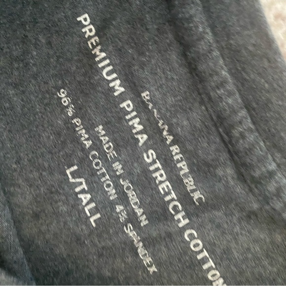 Men’s Banana Republic 2 Pc Shirt Lot Golf Polo & S/S Tee T-shirt Size Large - Picture 8 of 8